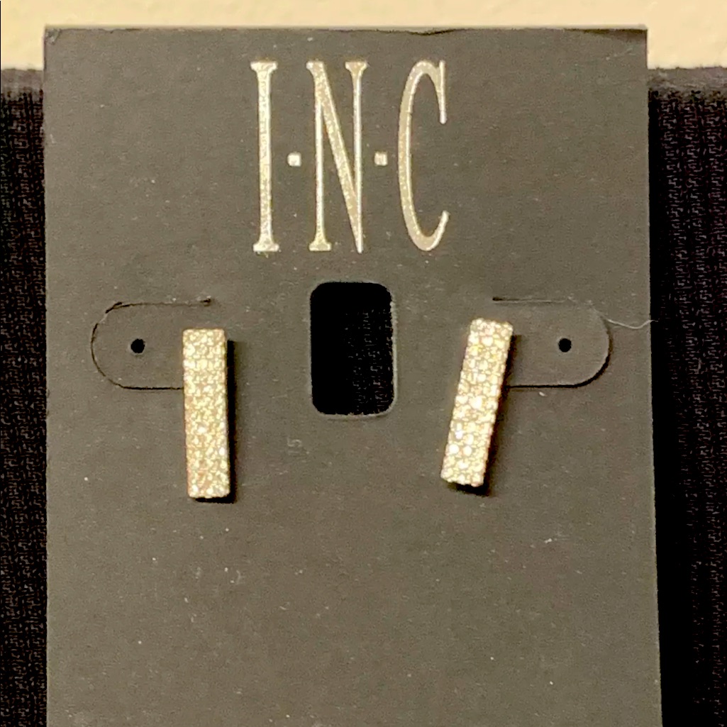 Inc Rectangle Post Earrings